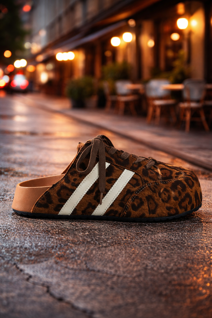 Sandalo Sabot Leopard