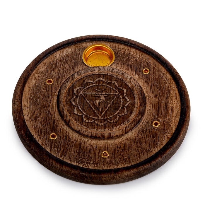 Seven Chakra Incense Stick & Cone Burner Disc