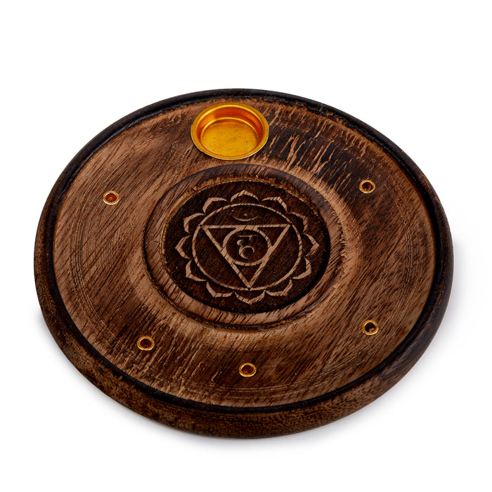 Seven Chakra Incense Stick & Cone Burner Disc