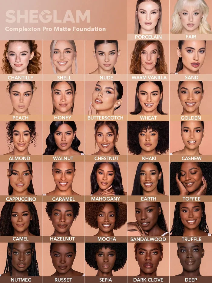 Sheglam Complexion Pro Long Lasting Breathable Matte Foundation - Golden