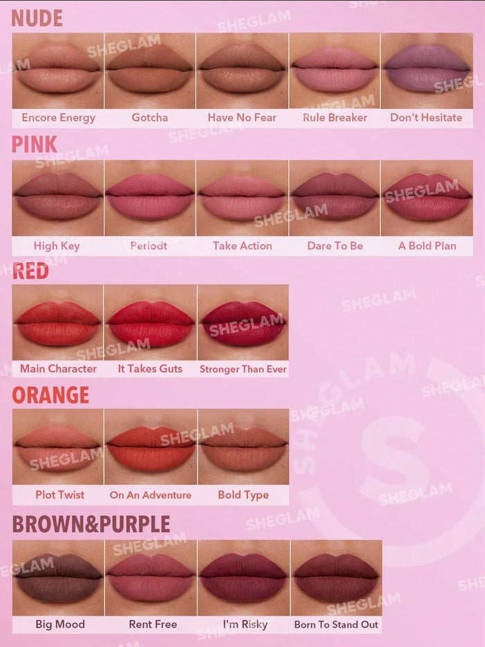 Sheglam Dynamatte Boom Long-lasting Matte Lipstick - Rule Breaker