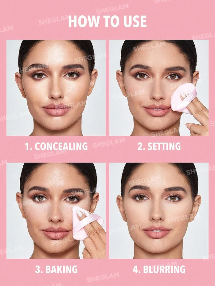 Sheglam Insta-Ready Face and Under Eye Setting Powder Duo - Toasted Almond