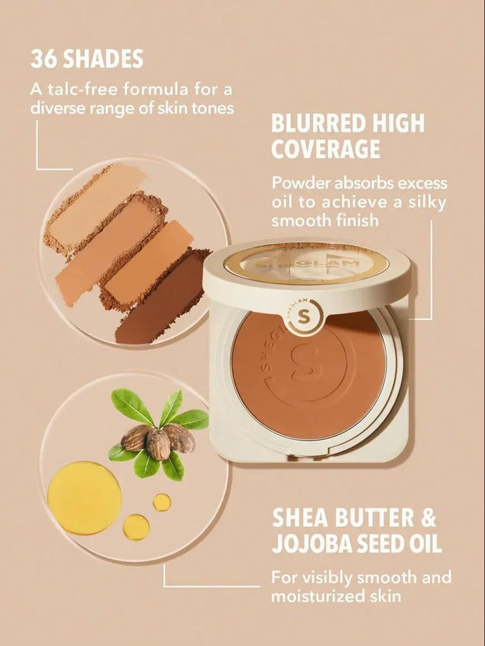 Sheglam Skin-Focus High Coverage Powder Foundation -Fair