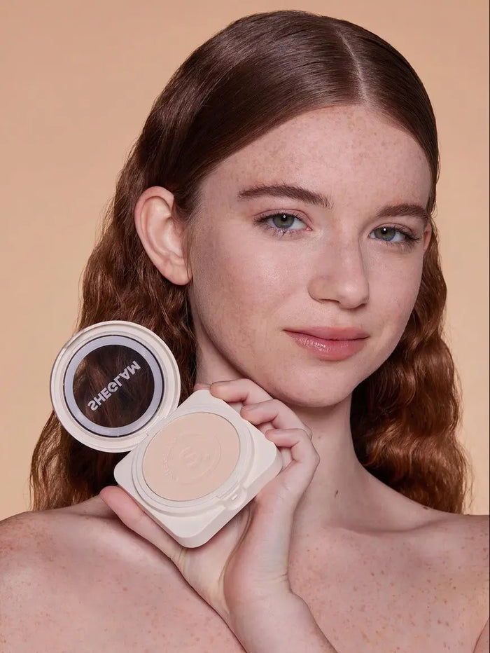 Sheglam Skin-Focus High Coverage Powder Foundation -Fair