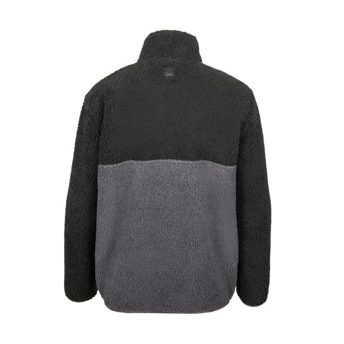 Sherpa Men Half Zip Black Grey White