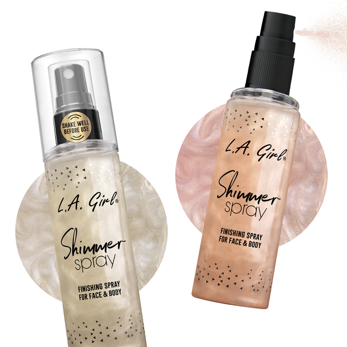 La Girl Cosmetics Prime And Set Product Shimmer Spray