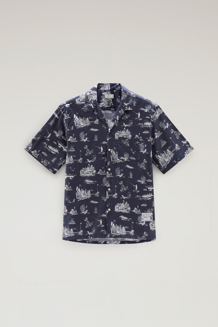 Short-sleeved Zavikon Shirt MELTON BLUE