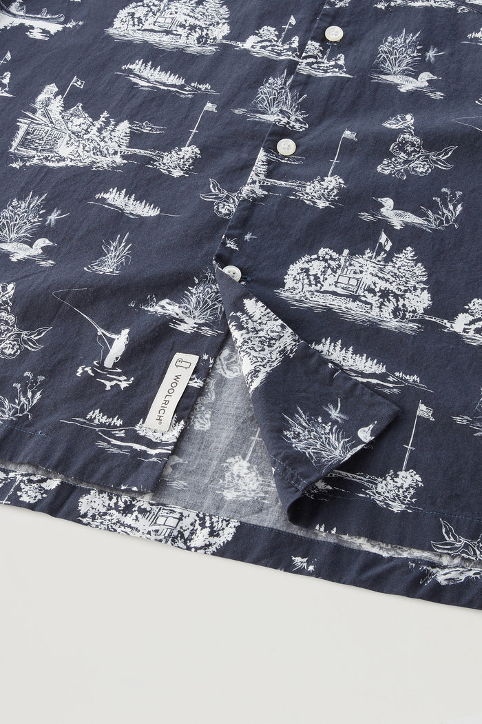 Short-sleeved Zavikon Shirt MELTON BLUE