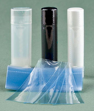 Shrink Band 28 x 70 Vert Perf: fits 0.15 oz Round & Oval Lip Tube