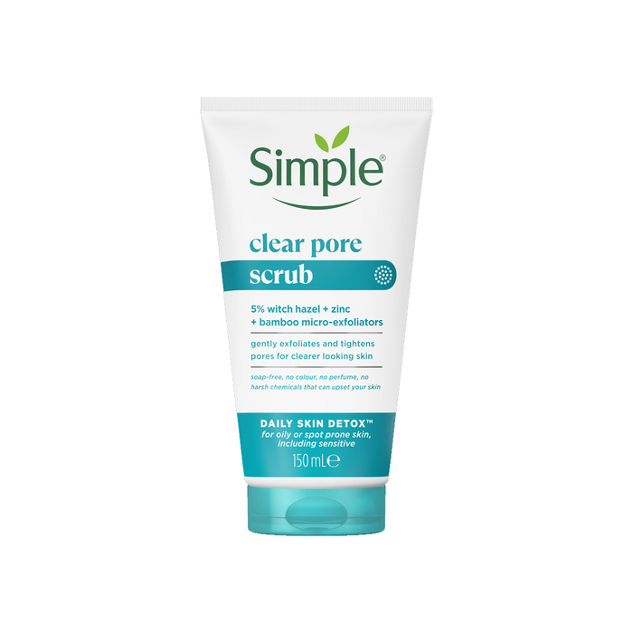Simple Daily Skin Detox Clear Pore Scrub - 150ml