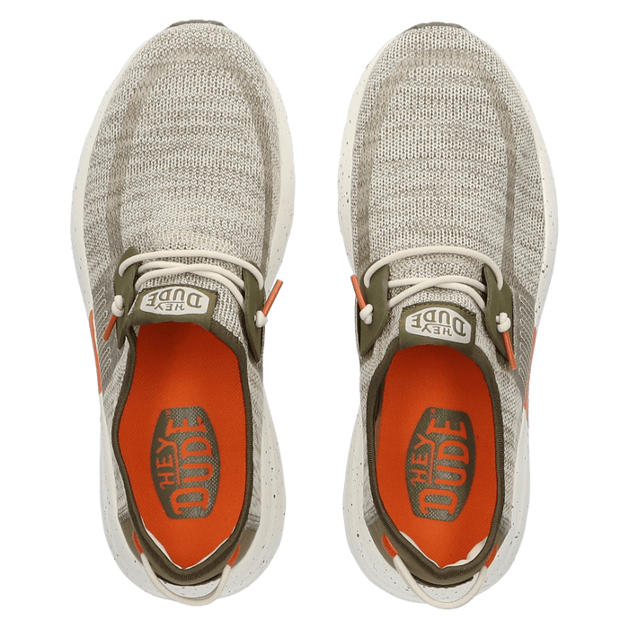 Sirocco Sport Mode Heren Sneakers Green/Dusty Olive/Orange