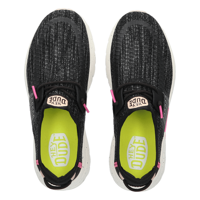Sirocco Sport Stripe Dames Sneakers Black
