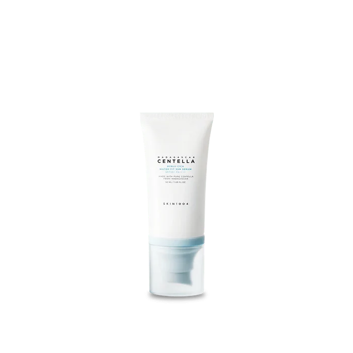 SKIN1004 Madagascar centella hyalu cica water fit sun serum spf 50 pa++++ واقي شمسي كيميائي مرطب