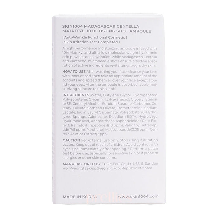 SKIN1004 Madagascar Centella Matrixyl 10 Boosting Shot Ampoule 30ml