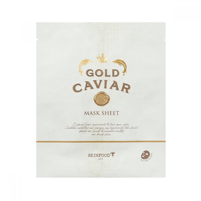 SKINFOOD Gold caviar sheet mask