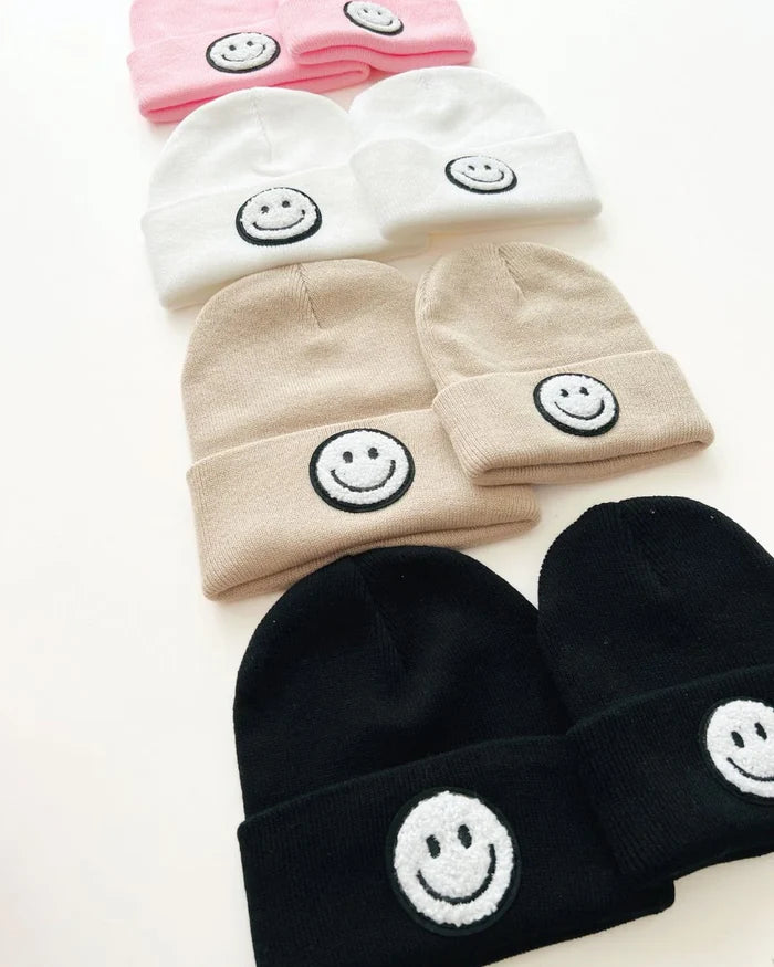 Smile Beanie for Baby and Toddler-Beige