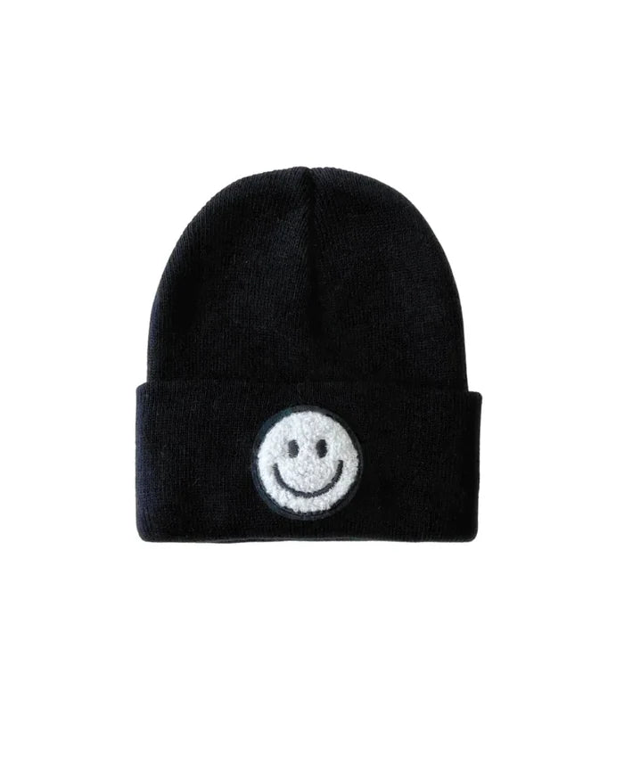 Smile Beanie for Baby and Toddler-Black