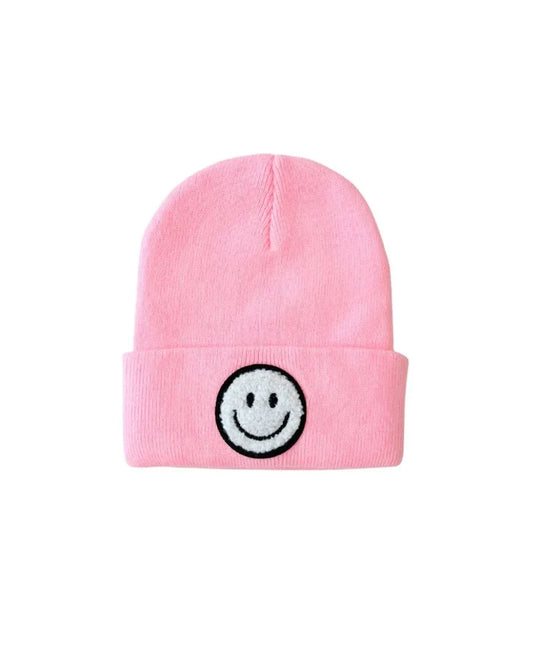 Smile Beanie for Baby and Toddler-Pink