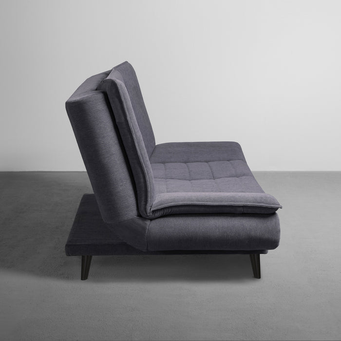 SofaBed|Two|Foldable|3|Seater|Sofa|Cum|Bed|Fabric|Ash|Grey