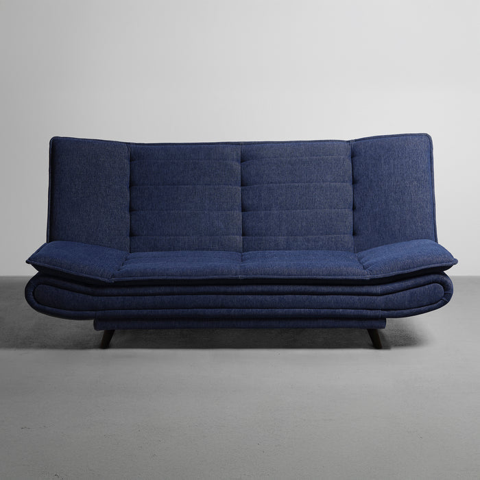 SofaBed|Two|Foldable|3|Seater|Sofa|Cum|Bed|Fabric|Ink|Blue
