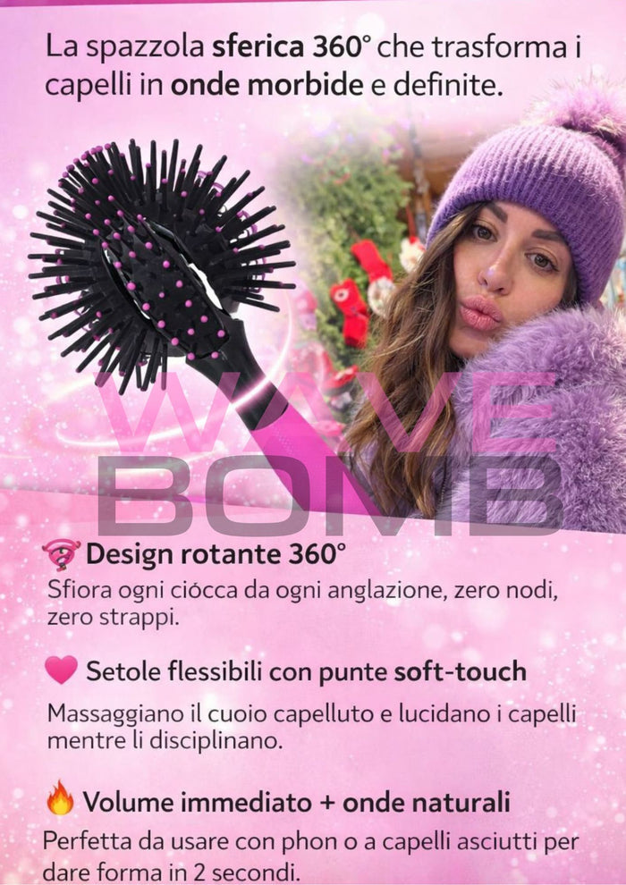 Spazzola Wave Bombo - Viral 2026