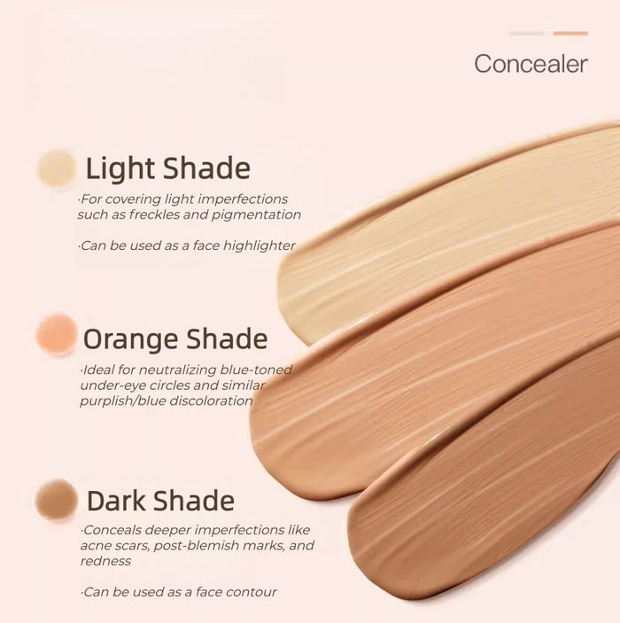 SPENNY 3-color Moist Long-wear Concealer Palette T5725