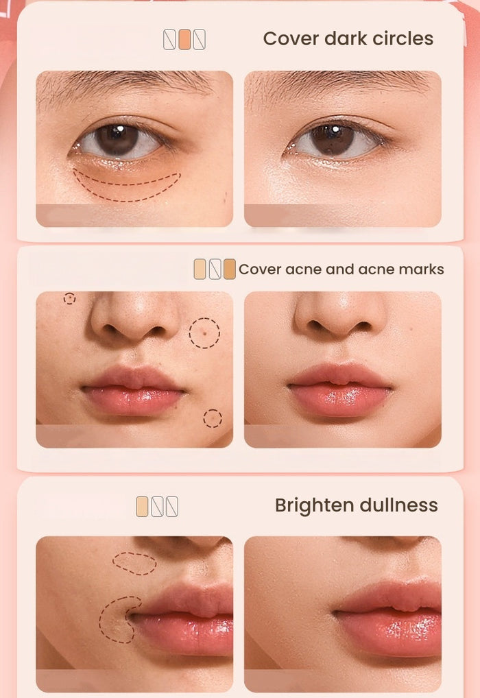 SPENNY 3-color Moist Long-wear Concealer Palette T5725