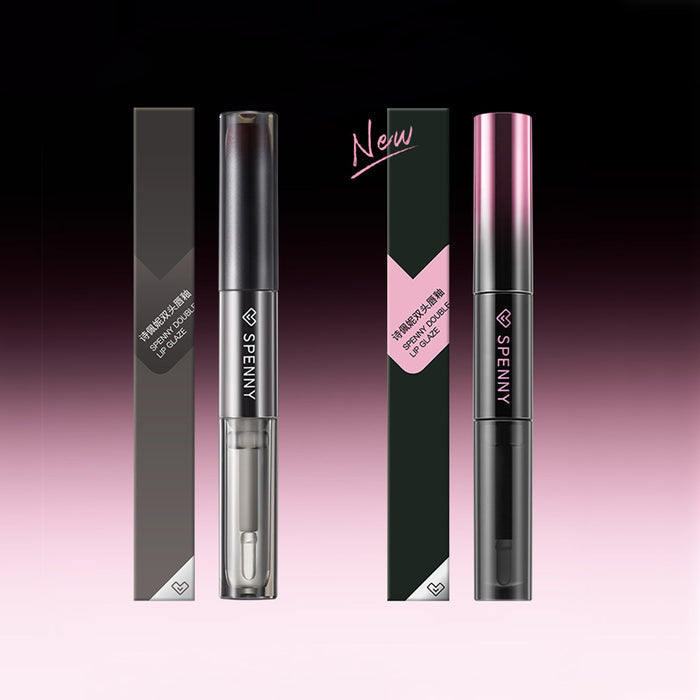 SPENNY Double-end Long Wear Matte & Mirror Lip Glaze T4362