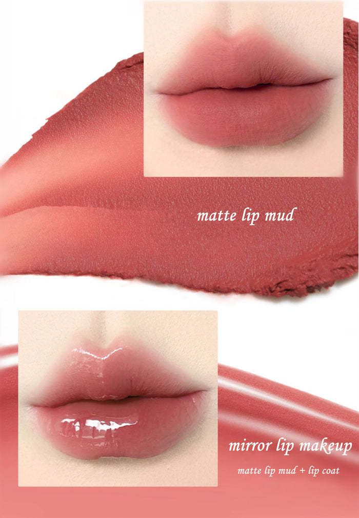 SPENNY Double-end Long Wear Matte & Mirror Lip Glaze T4362
