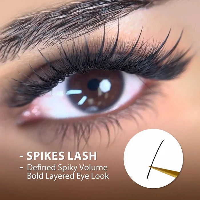 Spikes Lash Extensions 0.07mm| Swaniya Lashes
