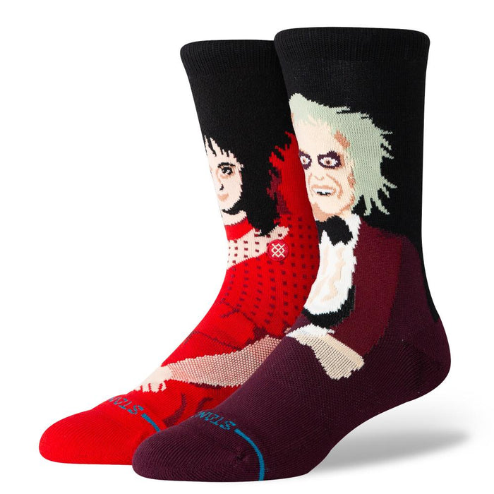Stance Sock Dearly Beloved crew maroon