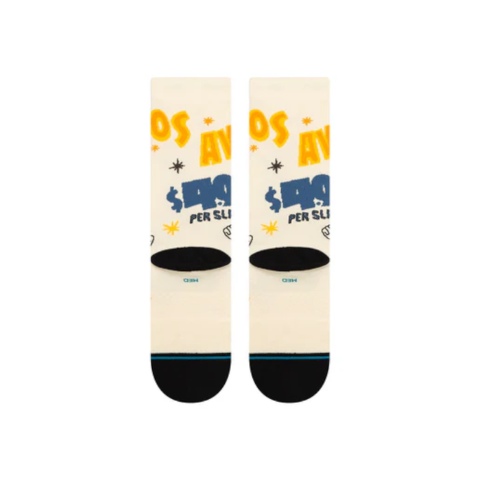Stance Sock Food Stand Crew Canvas