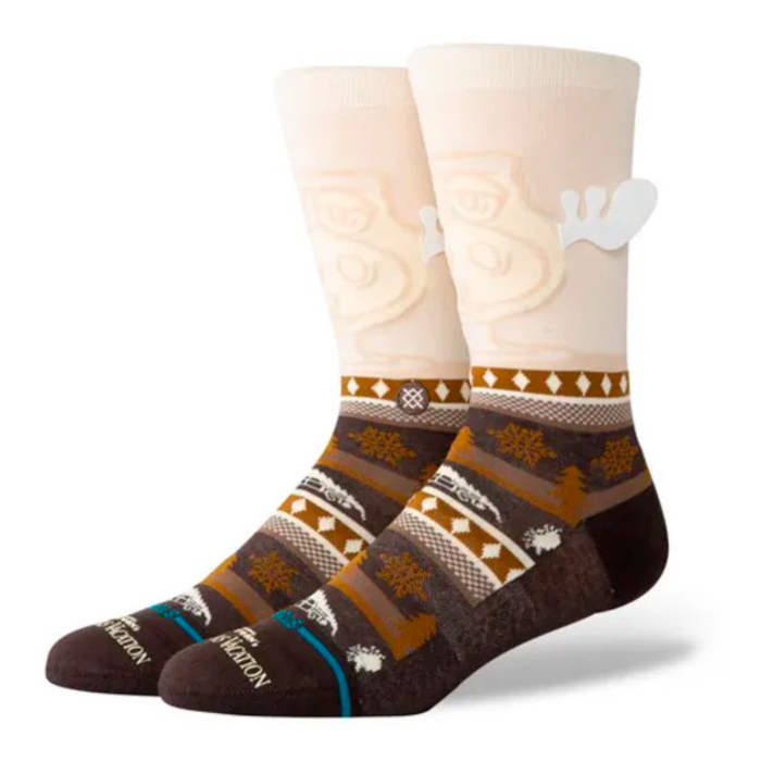 Stance Sock Have Some Eggnog Crew Dark Brown