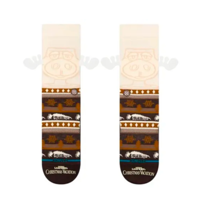 Stance Sock Have Some Eggnog Crew Dark Brown