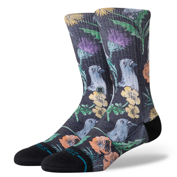 Stance Sock Just Flocked Black