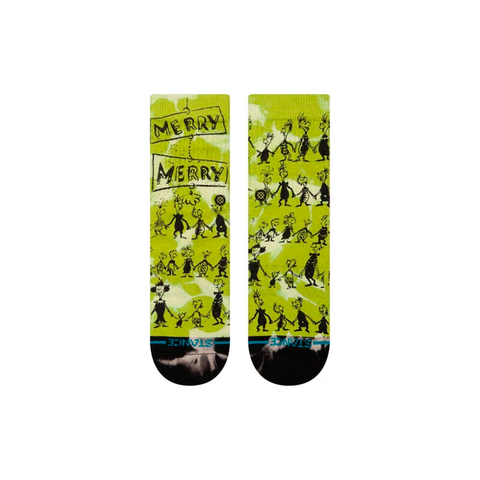 Stance Sock Kids Down In Whoville Crew Green