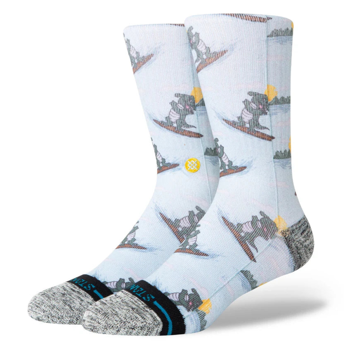 Stance Sock Later Gator Crew Light Blue