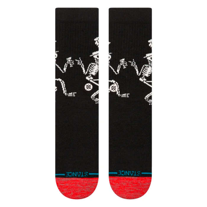 Stance Sock Men Skelly Dancing Crew Black