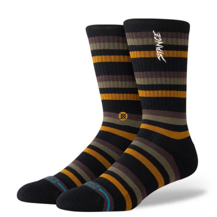 Stance Sock Men Slipping Crew Black Brown