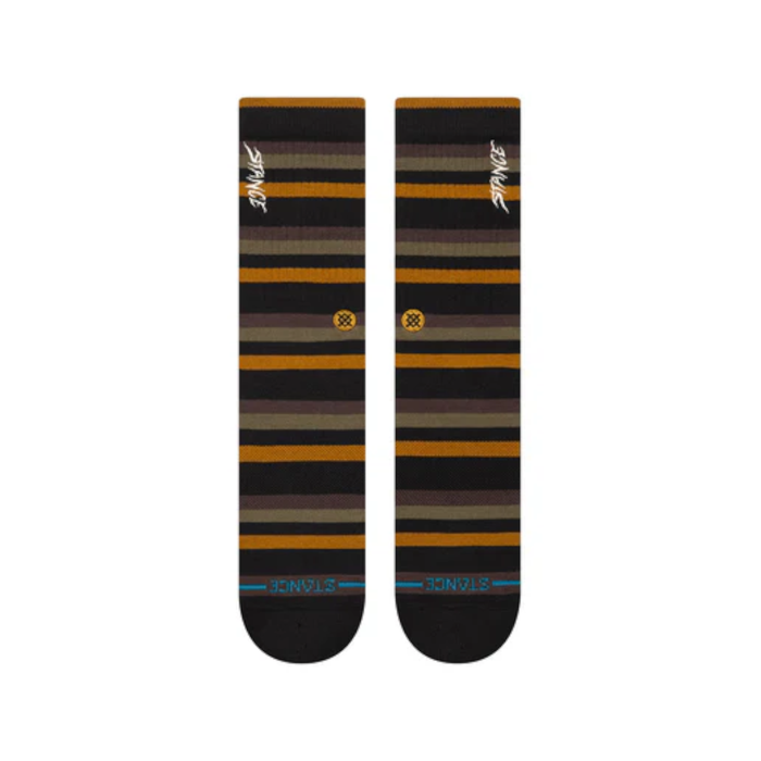 Stance Sock Men Slipping Crew Black Brown