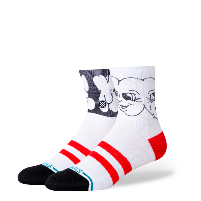Stance Sock Men Spare Me Quarter White