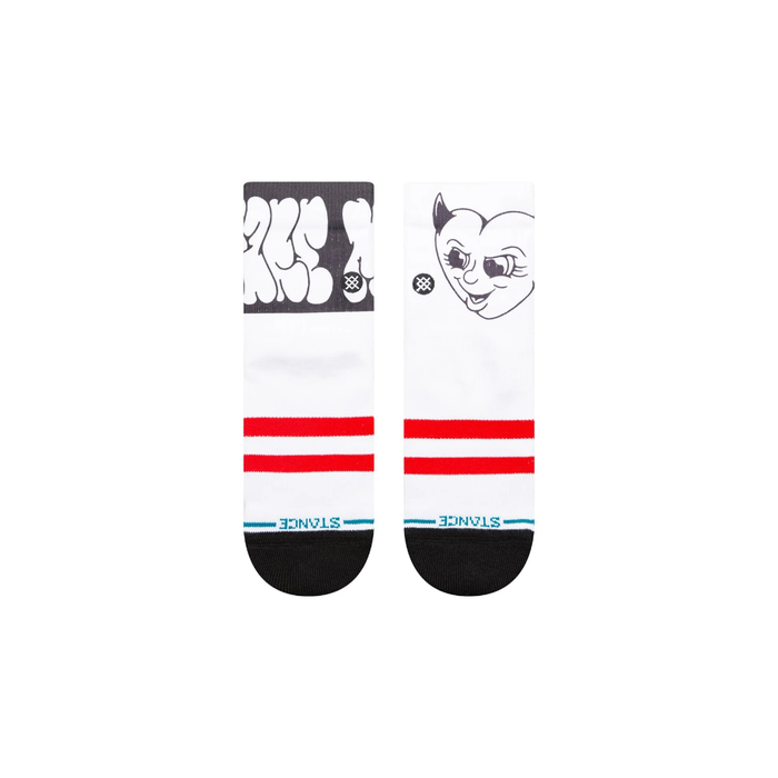 Stance Sock Men Spare Me Quarter White