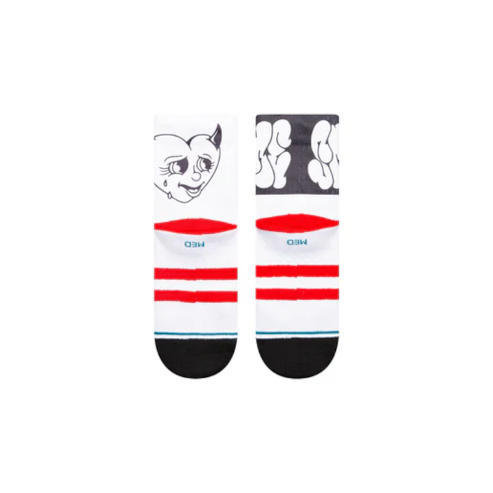 Stance Sock Men Spare Me Quarter White