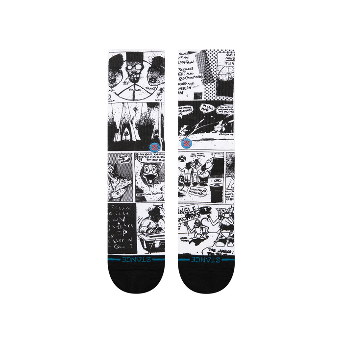 Stance Sock Men The Sleeve Crew Black White