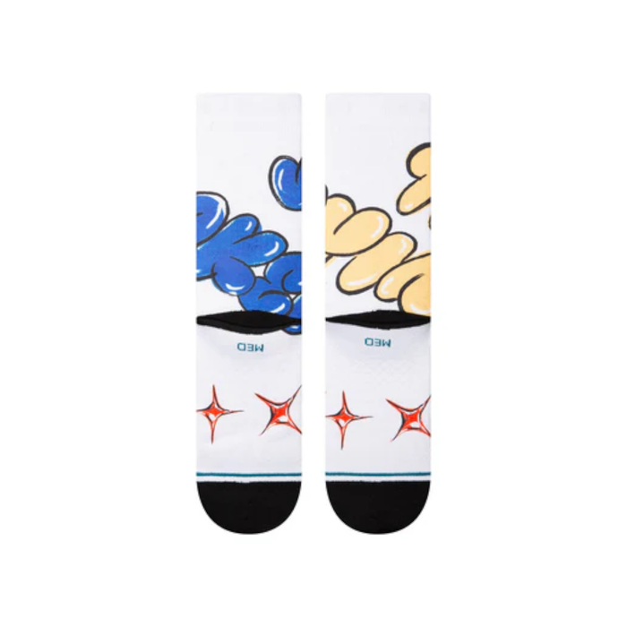 Stance Sock Men Tryin Sucker Crew White
