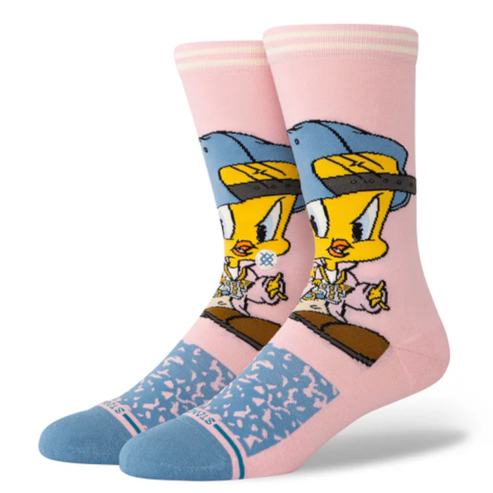 Stance Sock Men Tweety Crew Pink