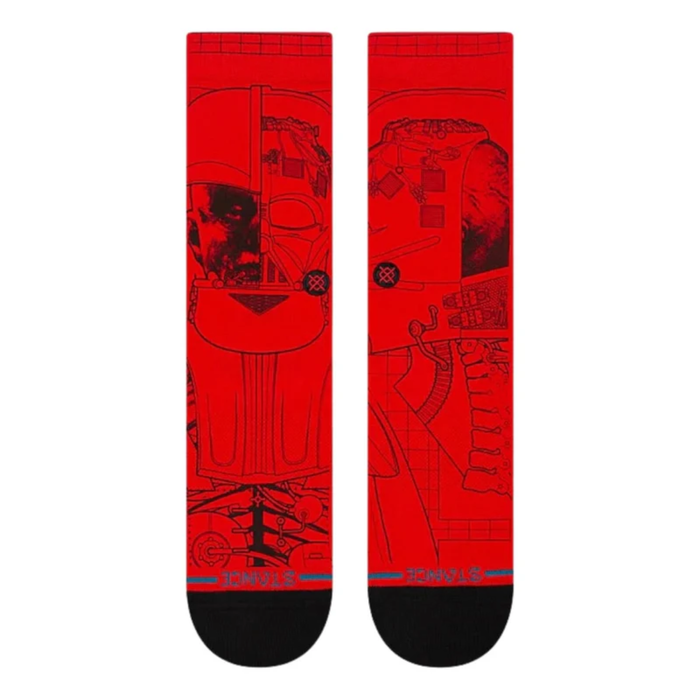 Stance Sock Men Vader Star Wars Crew Red