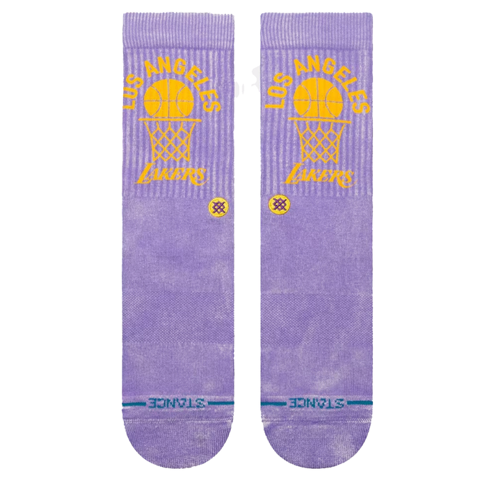 Stance Sock Men Vintage Los Angeles Lakers Purple