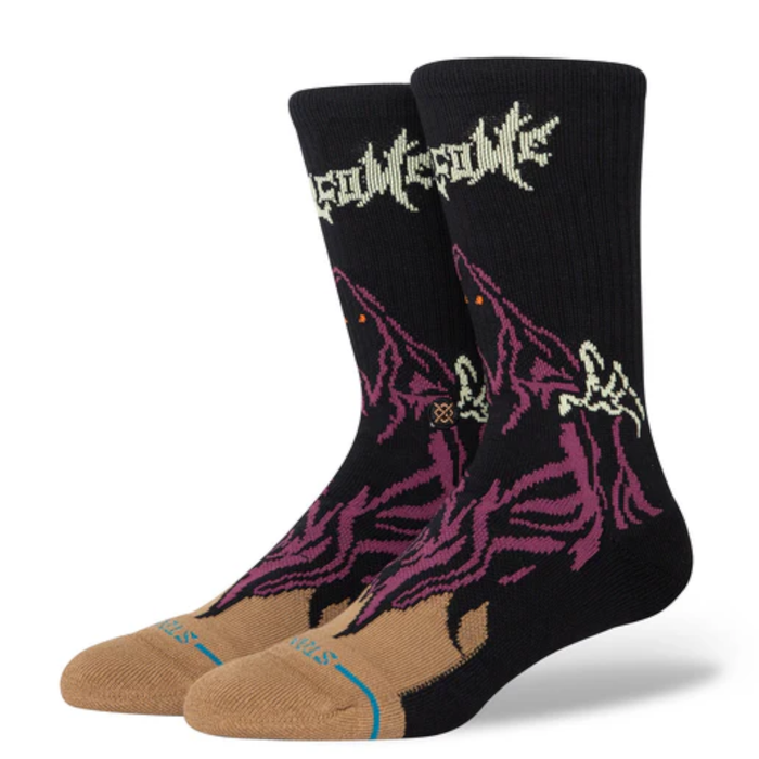 Stance Sock Men Welcome Skelly Crew Black