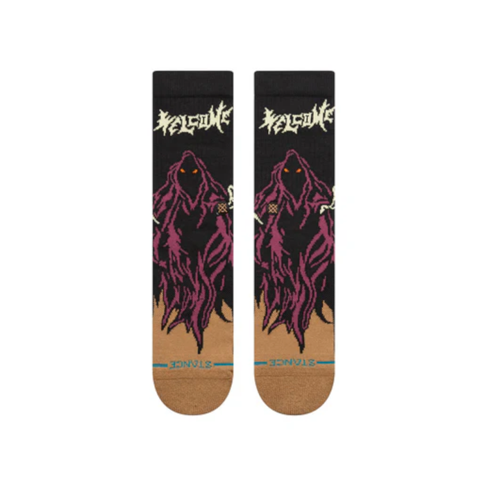 Stance Sock Men Welcome Skelly Crew Black